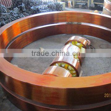 Carbon steel forged replacement ball mill tyre