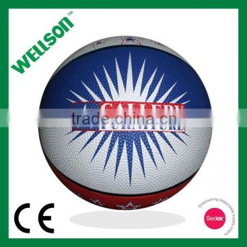 CE approved rubber basketball