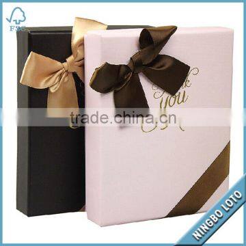 Paper Box with Clear Plastic Cover