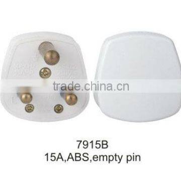 ABS 15A 3 Empty Pin uk Plug photo-1