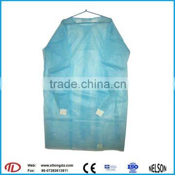 Nonwoven hospital medical doctor yellow isolation gowns