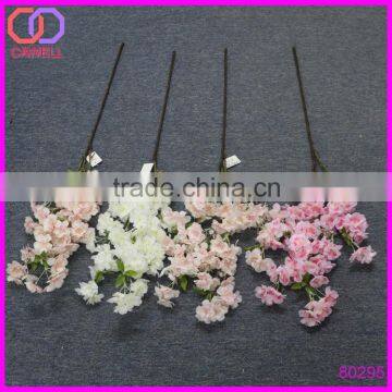 hot sale silk arificial plastic flower cherry blossom