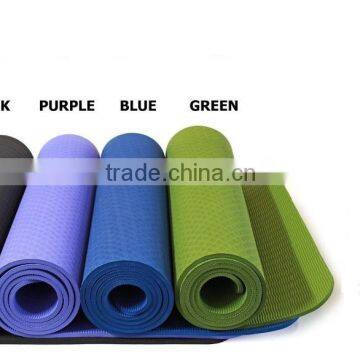 Non Slip Eco-Friendly with Carry Strap- 100% TPE Material Yoga mat