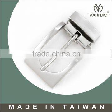 Taiwan factory price logo zinc alloy nickel pin 5cm metal belt buckle