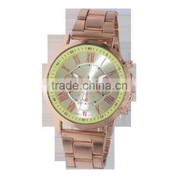 Cheap Rose Gold Color Stainless Steel Band Women's Watch photo-2