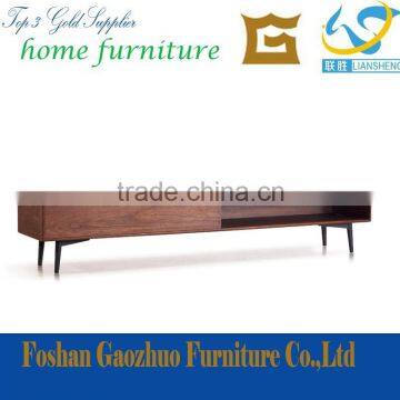 high quality modern design MDF with wood veneer entertainment unit/wood tv stand