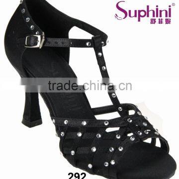 T- Strap HOT SALE high heel comfortable and fashionable ladies latin salsa dance shoes