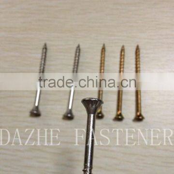 stainless steel countersunk head self tapping screws with ribs