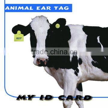 LF Passive RFID Animal Ear Tag for Tracking