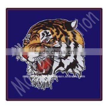 Garment Cotton Tiger Woven Labels
