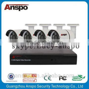 Guangzhou AHD security camera system 4ch 8ch DVR kits with 1.0 1.3mp AHD camera