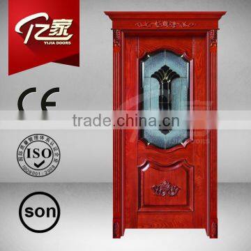 Wooden glass kitchen door design glass door lock