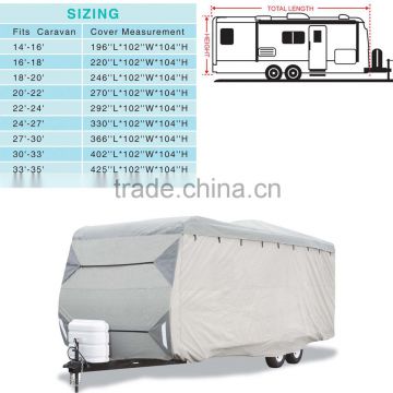 Tailored travel trailer cover Caravan Cover/RV Cover/Motorhome Cover