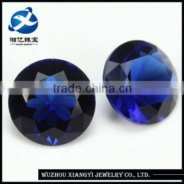 15mm round brilliant cut blue sapphire gemstone rough gemstone