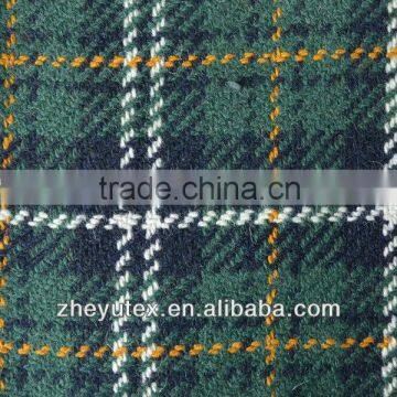 New Design Multicolored Red White Blue Black Yellow Check Tartan Woven Wool Fabric photo-3