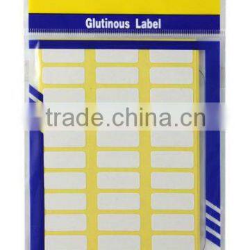 Blank Self Adhesive Label Set