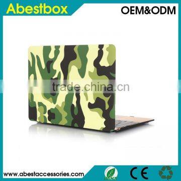 For Macbook 11" 12" 13" 15"Camo Printed Case, Water Transfer Military Forest Camo Printed Cover for Macbook Air 13"