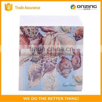 OEM Custom Design 4 Sides Printing Cube Shape Tear off Bulk Notepad photo-4