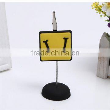 Custom Desk Card Holder Clip, Card Holder Standing Clip, Memo Clip photo-2
