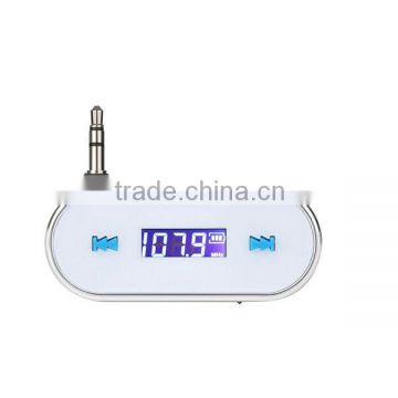 Digital HIFI Wireless 3.5mm Jack Full Frequency Chargeable Car Fm Transmitter,Transmitter