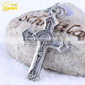 Guangzhou jewelry wholesale online Jesus cross stainless steel pendant