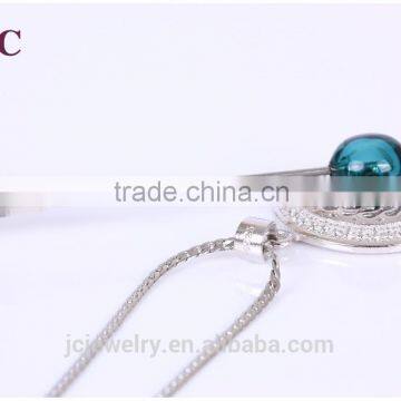 Round Shape Vintage 925 Silver Pendant Essential Oil Bottle Pendant Necklace Wholesales