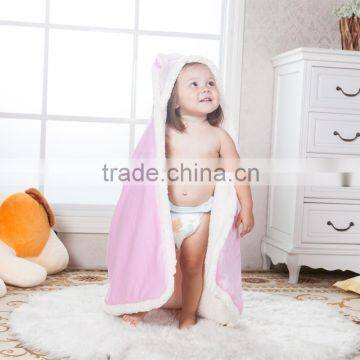 Shu Velveteen Baby Newborn Blankets Pink Style