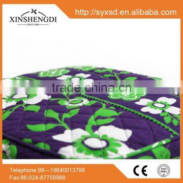 Hot Sale Cotton Bright Quilted Textile Printing Insulated Women's Oem Laptop Bag photo-6