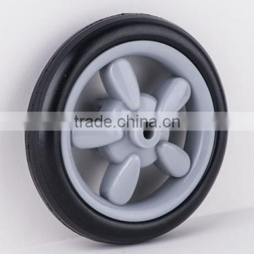 Baby doll stroller wheels/eva foam tire/opposite with brake