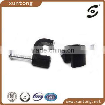 Haitai China Supplier Safety Use 8mm Plastic Nail Metal Hook Cable Clips