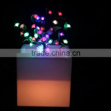 Home and Garden Lighting square LED Flower Pot