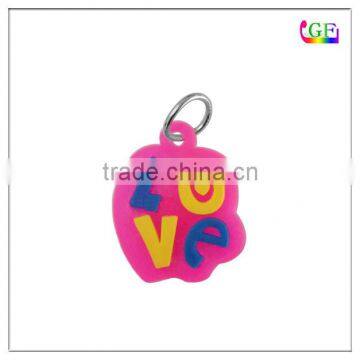 Custom Cheap soft pvc rubber keychain charm