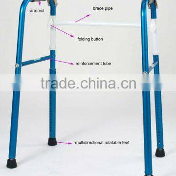 2014 China disabled equipment handicapped walkers rollator adult walker