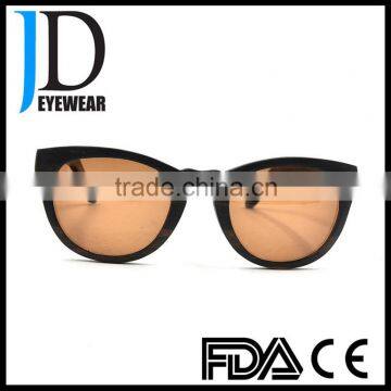 Most popular fashion italy designer OEM brand Wood sunglasses women