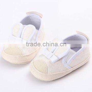 2016 Cute Baby White Canvas Shoes Wholesale photo-2