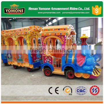 Kids attractions of track or trackless electric train for amusement park on sale