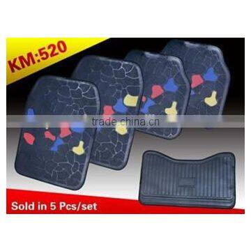 double useful Car Mats/carpet+rubber car floor mats