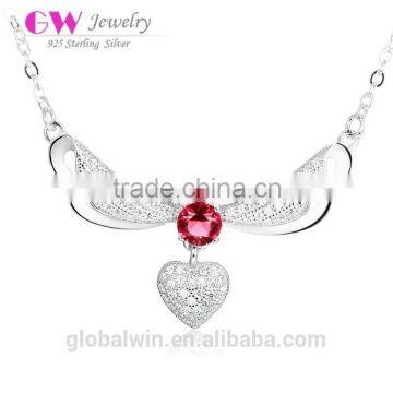 Fashion New 2015 Jewelry Ethnic Heart Shape Pink Gem Necklace Collar Choker Necklace For Women