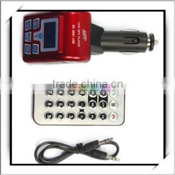 Bluetooth Car MP3 Player with FM Transmitter Red