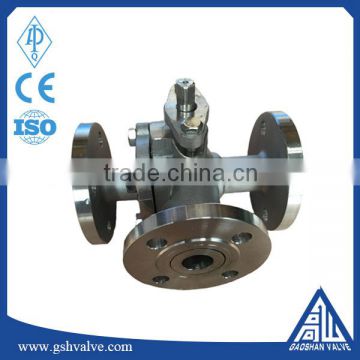 stianless steel ss316 3 way ball valve dn25