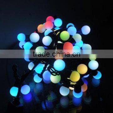 50L led string christmas lights for indoor and outdoor use, RGB color flashing