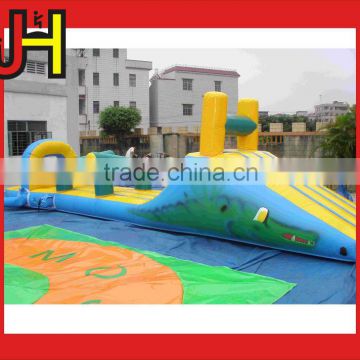 NEW Inflatable water obstacle course/printed Crocodile inflatable for sale