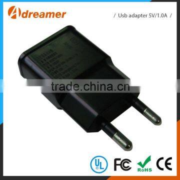 Shenzhen Professional Factory smart travel 5V 1.0A usb mobile charger