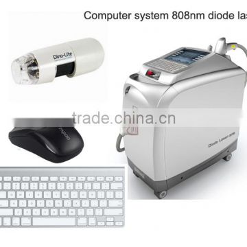 2013 Newest computer system 808nm diode laser hair removal beauty machine