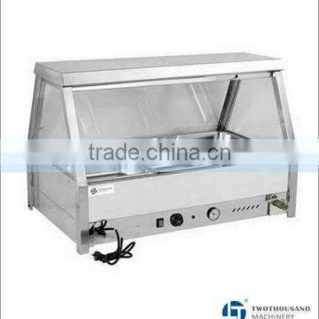 Bain Marie - Table Top, 6 x GN 1/2, Tilted Glass, S/S, CE, TT-WE1271B