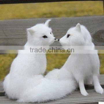 Simulation ornamental fox decorative fox figurine