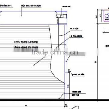 aluminium rolling door