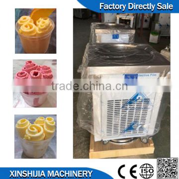 Fast freeze egypt rolled fry ice cream machine