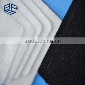 Thermally Bonded Polyster Geotextile Black and White Color 400g/m2