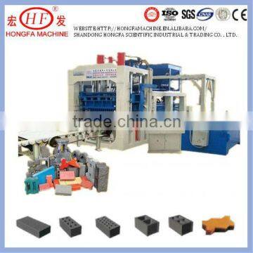 Panama PLC automatic block machine,QT8-15 hellow brick making machine,color paver block machine,hollow block making machine